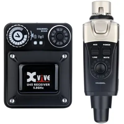 Xvive U45 In Ear Monitoring System 5,8 GHz Wireless Stealth Black Sonderangebot