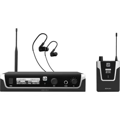 Sale LD Systems U505 IEM HP In-Ear Monitoring-System mit Ohrhörern 584 - 608 MHz