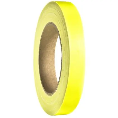 Adam Hall 58064 Gaffer Klebeband 19mm Neongelb 25m Bestpreis
