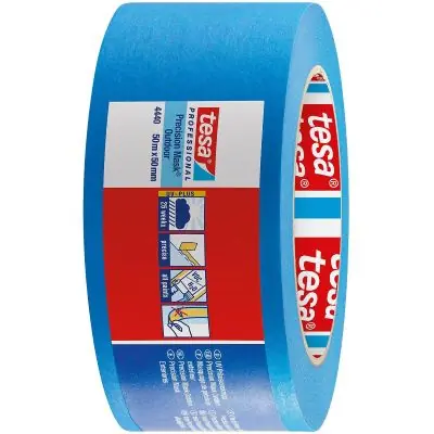 tesa 4440 Klebeband Präzisionskrepp Außen 38mm blau 50m Kostenloser Rückversand