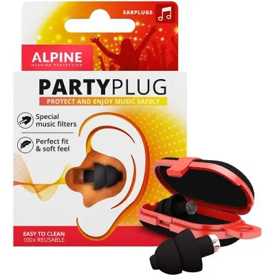 Meistverkauft Alpine PartyPlug schwarz Gehörschutz