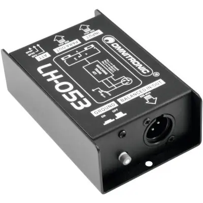 OMNITRONIC LH-053 DI-Box, passiv Zertifiziert