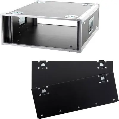Echt SET KORN Case 19 Zoll Rack 4 HE / 60 cm Hexa + 2x Deckel