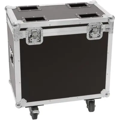 NEU ROADINGER Flightcase 2x TMH-X12 / TMH-S180 mit Rollen Nur Heute
