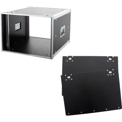 SET KORN Case 19 Zoll Rack 8 HE / 60 cm Hexa + 2x Deckel Direkt Vom Hersteller