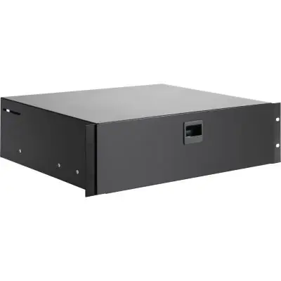 Adam Hall 19 Zoll Rackschublade 3 HE Stahl 39cm tief Zertifiziert