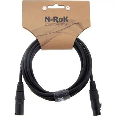 Neue Ware N-RoK Premium Kabel XLR Male / XLR Female 3m