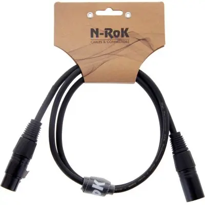 N-RoK Premium Kabel XLR Male / XLR Female 1m Abverkauf