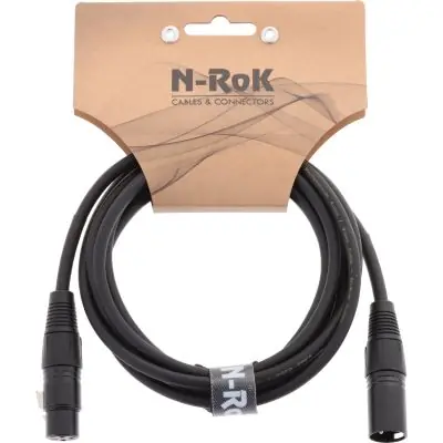 N-RoK Premium Kabel XLR male / XLR Female 2,5m Preisreduziert