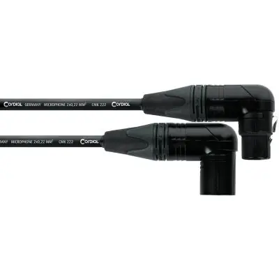 Cordial XLR female 90° / XLR male 90° Neutrik 0,5m CPM 0,5 FRMR Kracherpreis