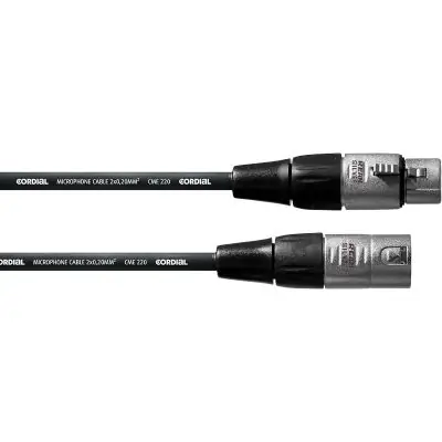 Cordial XLR female / XLR male Neutrik Rean 1,5m CFM 1,5 FM Kabel Online Kaufen
