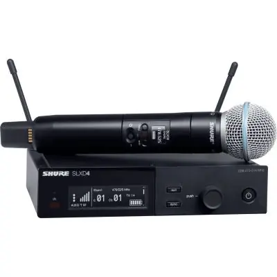 Shure SLXD 24E/B58 Handsendersystem Beta 58A 823-832 MHz & 863-865 MHz Aktuell