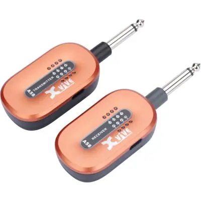 Xvive A58 Gitarren Funk System 5,8 GHz Wireless Set Orange Online Kaufen