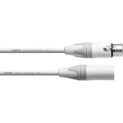 Cordial XLR female / XLR male Neutrik 2,5m CXM 2,5 FM-SNOW Direktkauf
