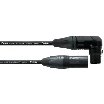 Billig Cordial XLR female 90° / XLR male Neutrik 0,75m CPM 0,75 FRM