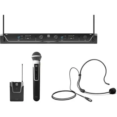 LD Systems U306 HBH 2 Funkmikrofon System mit Bodypack, Headset und Handmikrofon Online Kaufen