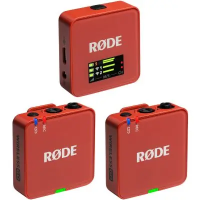 Rode Wireless GO Gen 3 Ziegelrot Kostenloser Rückversand