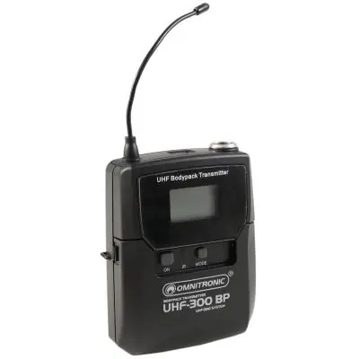 Sonderangebot OMNITRONIC UHF-300 Taschensender 823-832/863-865MHz