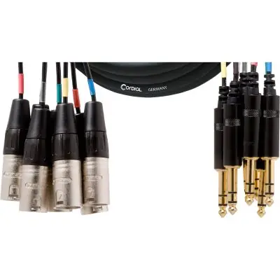 Cordial 8x XLR male / 8x 6,3mm Klinke stereo 5m CML 8-0 MV 5 C Bestpreis