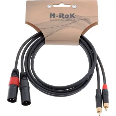 Finale Aktion N-RoK Premium Kabel Cinch / XLR male 1,5 m