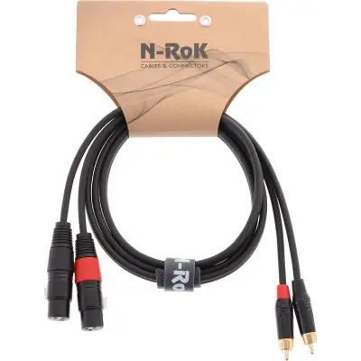 Sonderangebot N-RoK Premium Kabel Cinch / XLR female 1,5 m