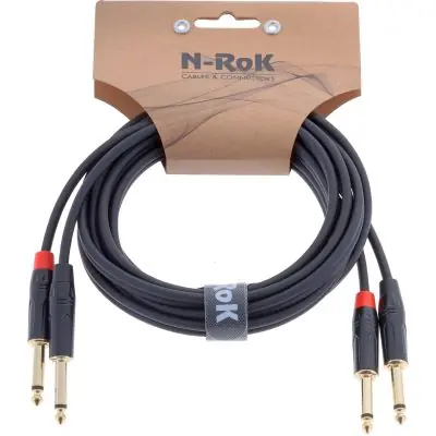 Highlight N-RoK Premium Kabel 6,3mm mono /Klinke 6,3mm mono 3m
