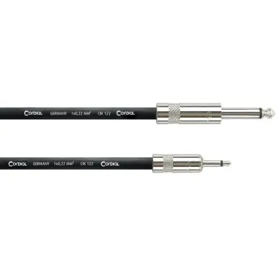 Cordial CPI 1 PZ Kabel 1 m Klinke 3,5mm mono / Klinke 6,3mm mono Aktuell