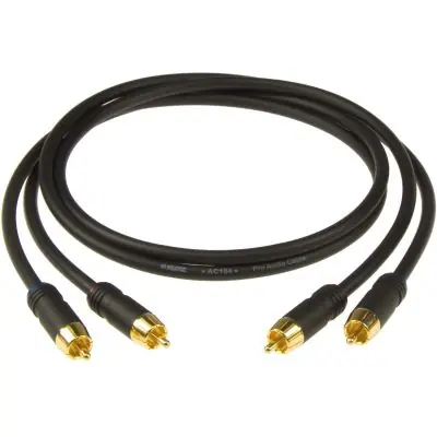 Klotz Cinch / Cinch 0,60 m schwarz Profi Line GOLD (PAAR) Top-Angebot