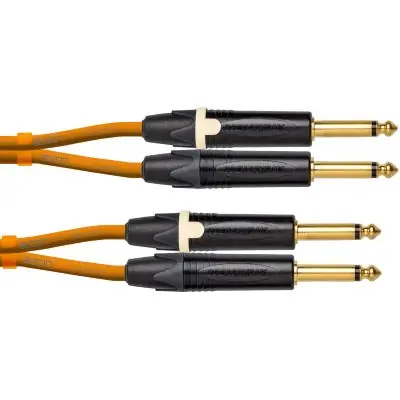 Top-Angebot Cordial Klinke 6,3mm mono / Klinke 6,3mm mono 3,0 m orange CEON DJ PLUG 3 O